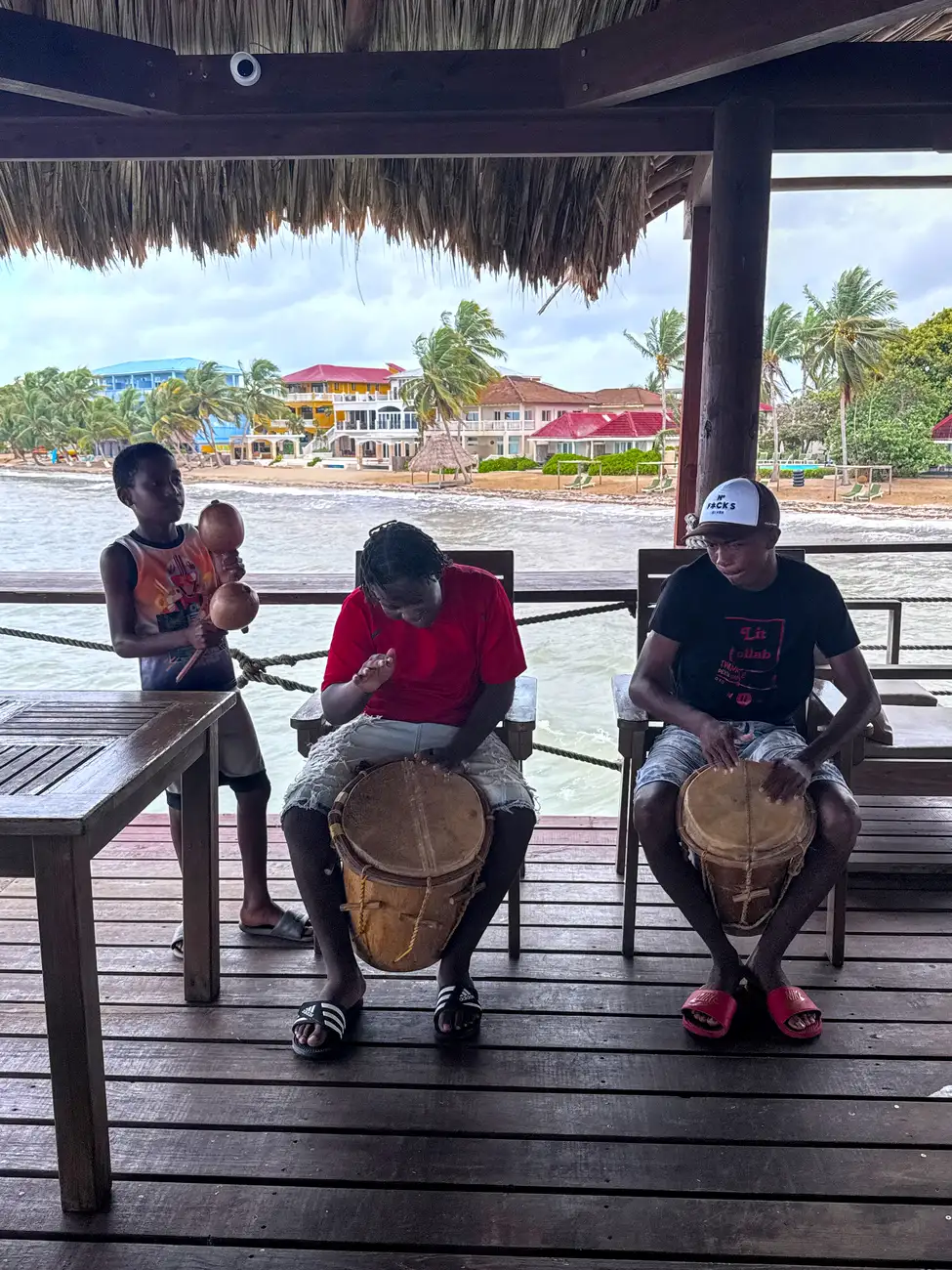 Belize travel scene featuring local culture in Hopkins