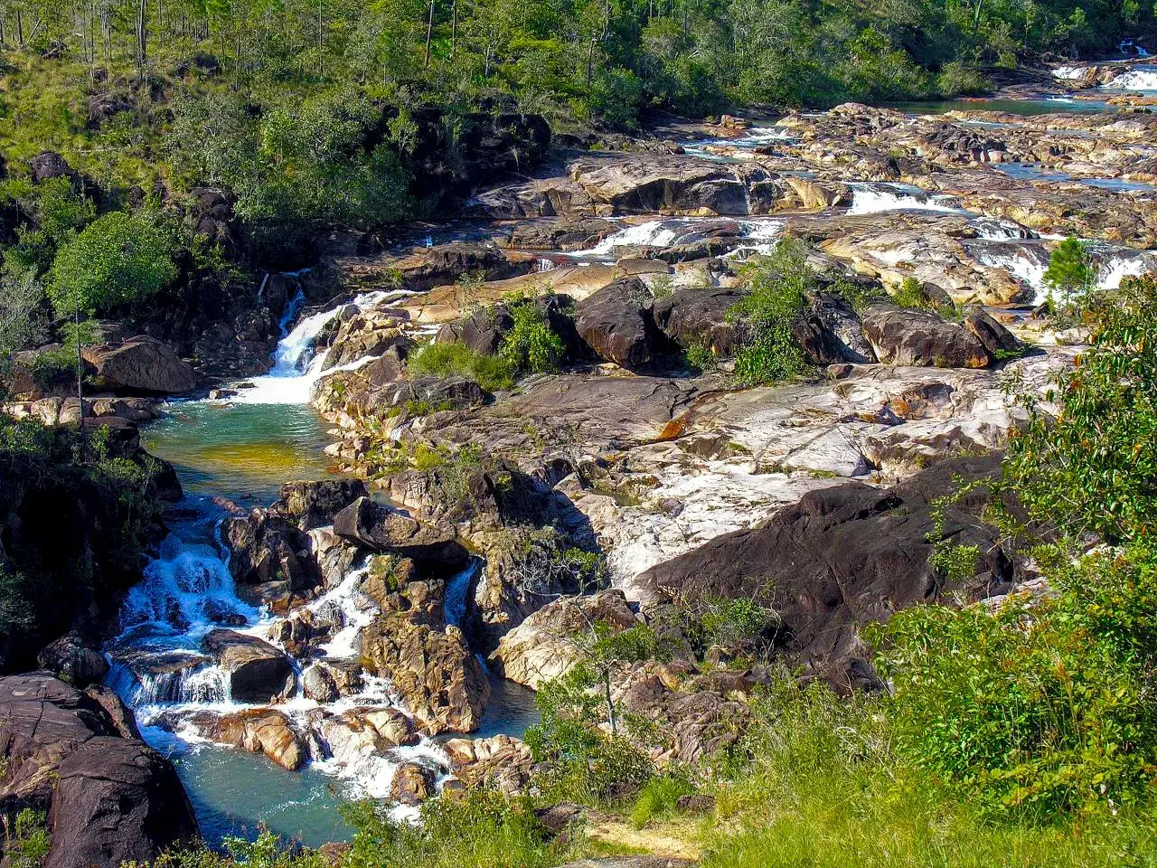 Rio On Pools waterfall and swimming pools in Mountain Pine Ridge, Belize