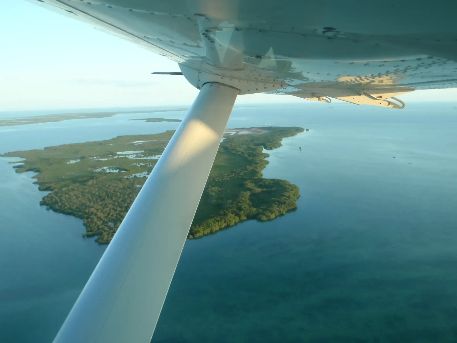 Belize travel scene featuring Scenic Air Transfers