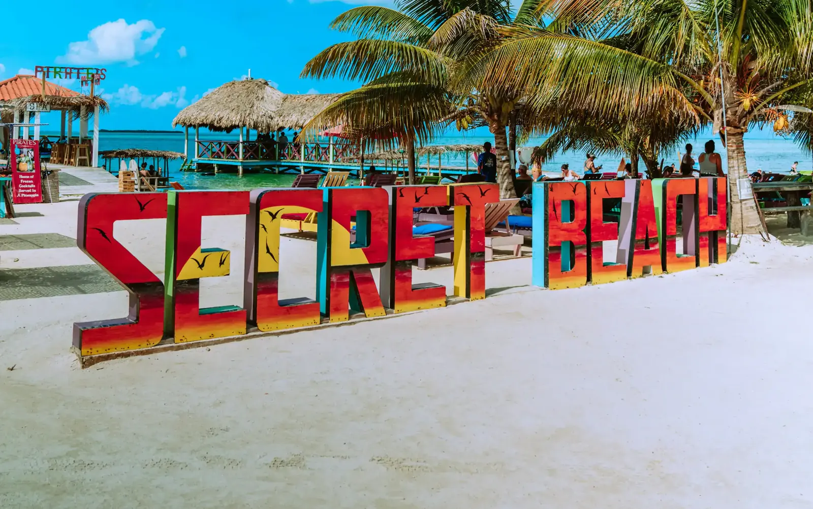 Belize travel scene featuring Island beach rhythm