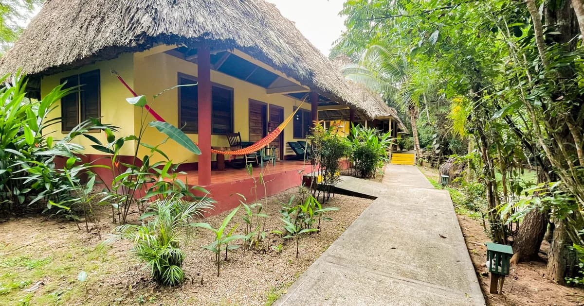 Belize travel scene featuring Cayo District accommodations