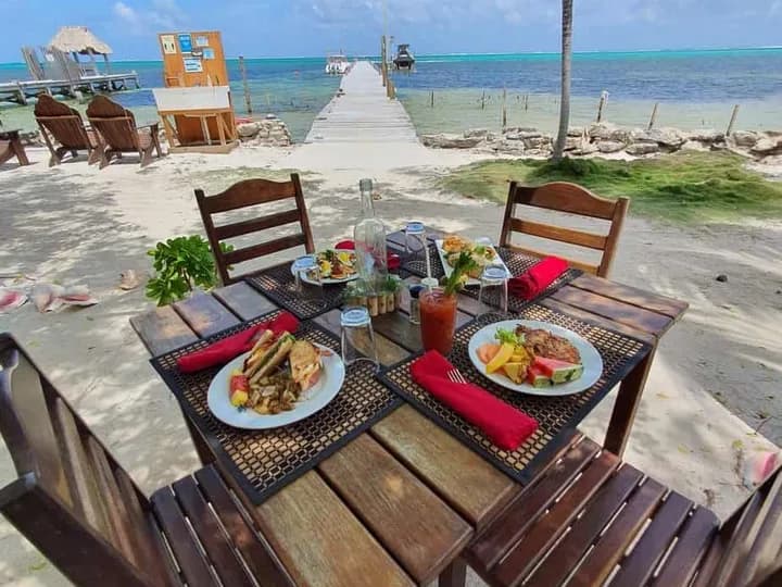 Belize travel scene featuring Aji Tapa Bar & Restaurant