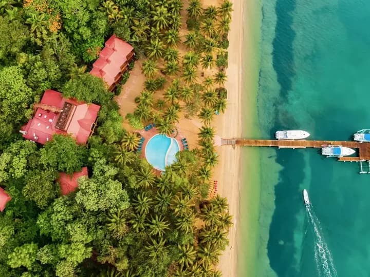 Belize travel scene featuring Hamanasi Adventure & Dive Resort in Hopkins