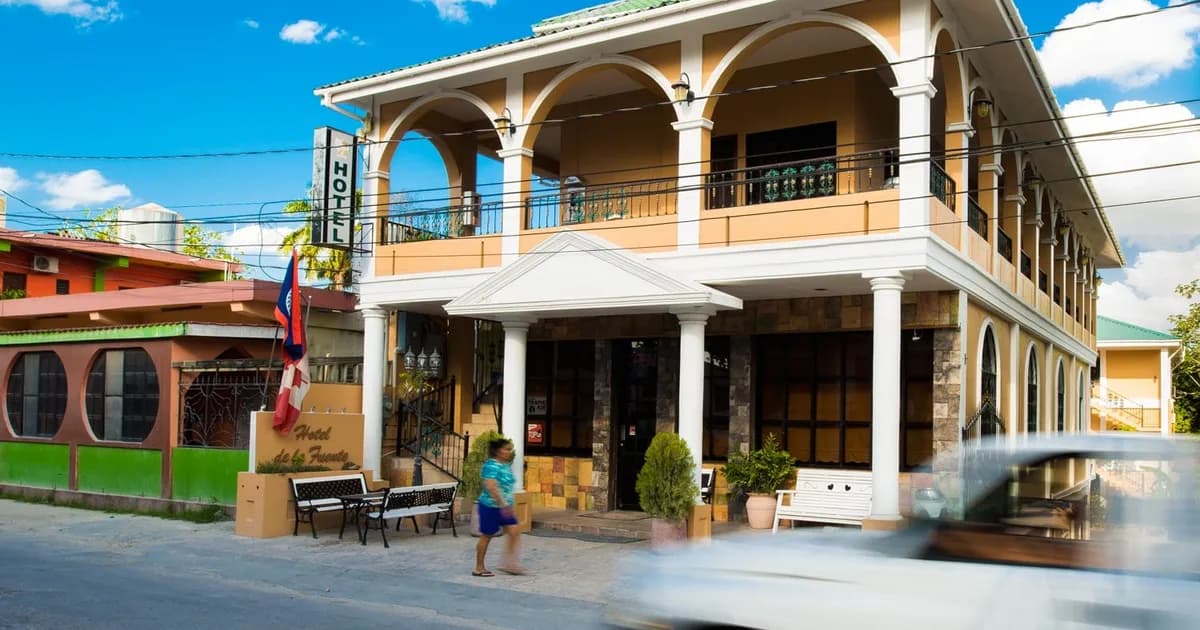 Belize travel scene featuring Orange Walk accommodations