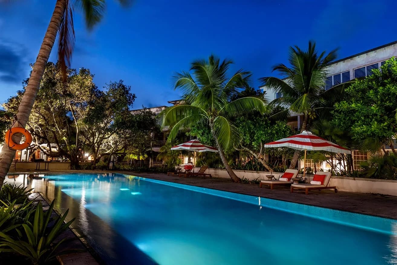 Outdoor infinity pool at Itz'ana Belize Resort & Residences, Placencia, Belize