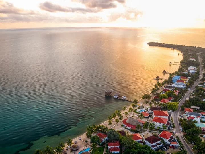 Belize travel scene featuring Jaguar Reef Lodge & Spa in Hopkins