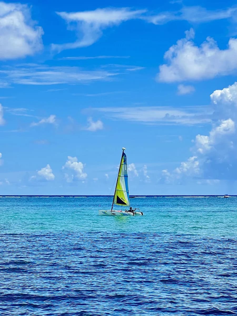 Snorkeling the barrier reef near Las Terrazas Resort, Ambergris Caye, Belize