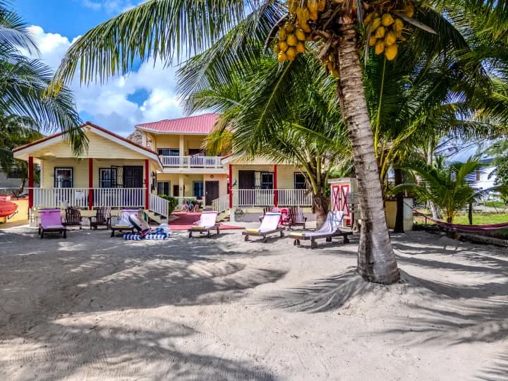Belize travel scene featuring The White Horse Inn in Hopkins