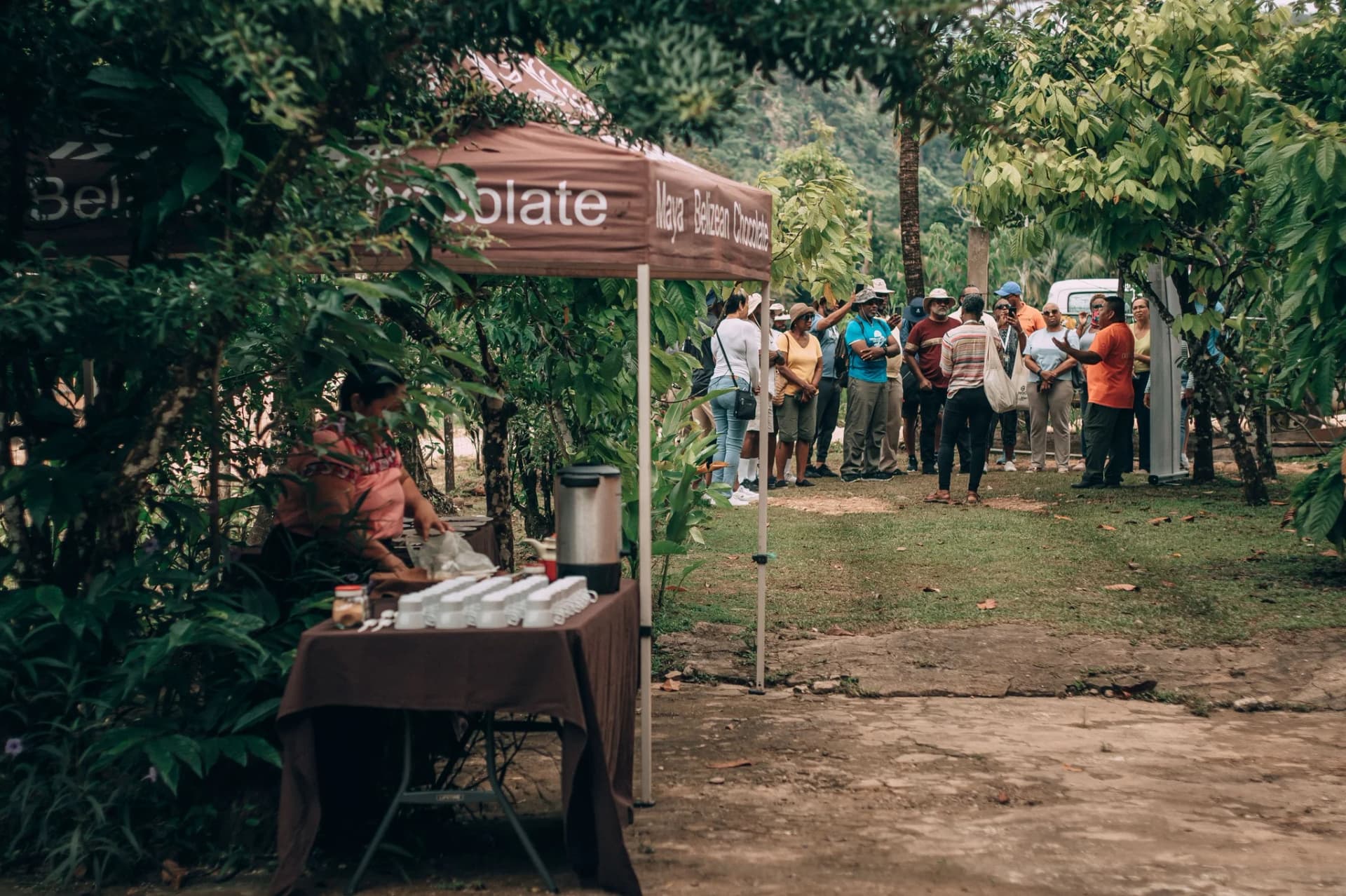 Belize travel scene featuring IXCACAO Chocolate
