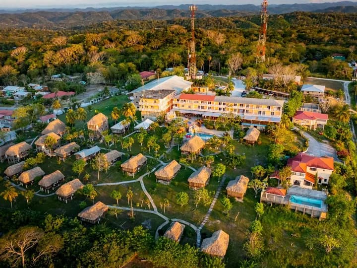 Belize travel scene featuring Cahal Pech Village Resort in San Ignacio
