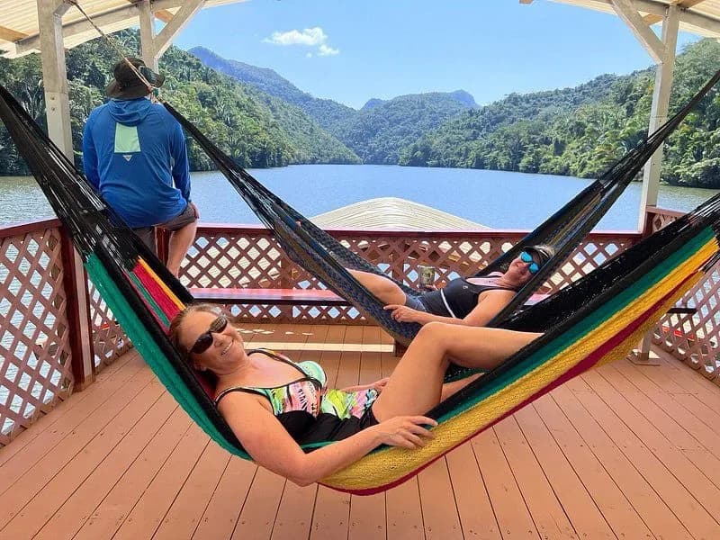Martz Farm Boat platoon relaxing