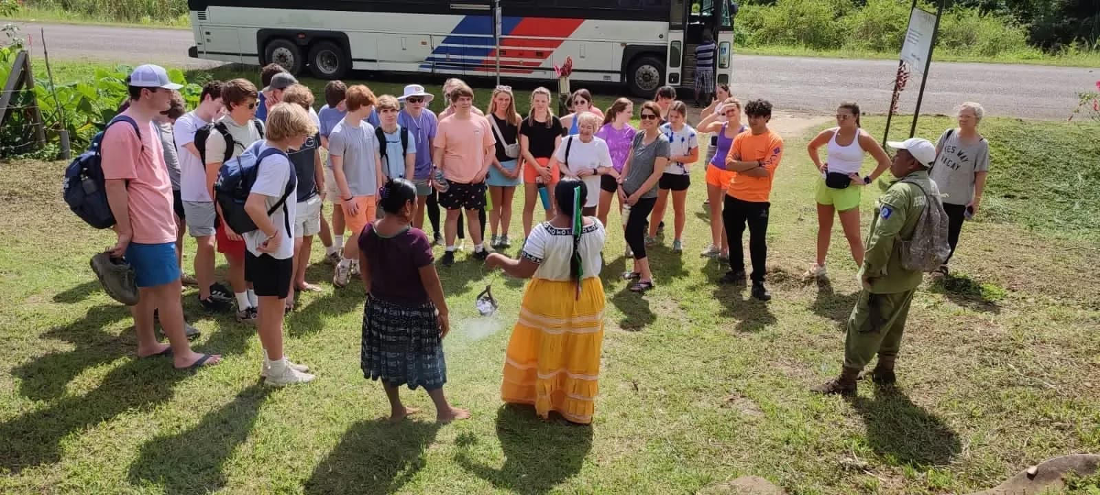 Belize travel scene featuring Indian Creek Mayan Arts Women's Group