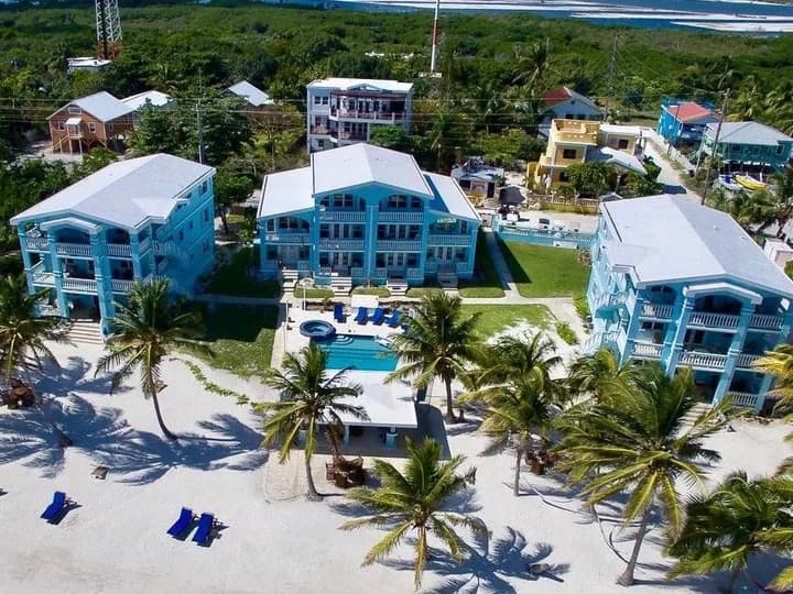 Belize travel scene featuring Sunset Beach Resort in Ambergris Caye