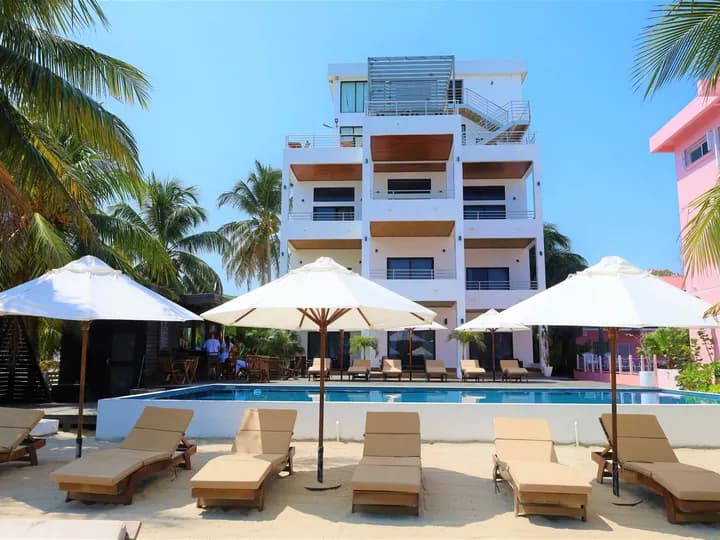 Belize travel scene featuring The Ellysian Boutique Hotel in Placencia