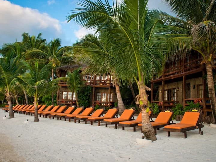 Belize travel scene featuring Ramon's Village Resort in Ambergris Caye