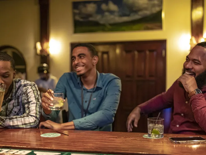 Belize travel scene featuring Riverside Tavern