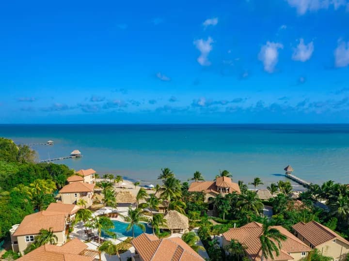 Belize travel scene featuring Sirenian Bay Resort & Villas in Placencia