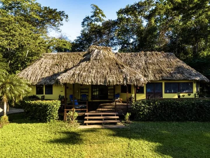 Belize travel scene featuring Tanager Rainforest Lodge in Toledo