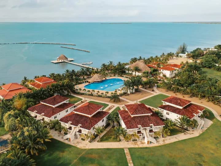 Belize travel scene featuring The Placencia Resort in Placencia