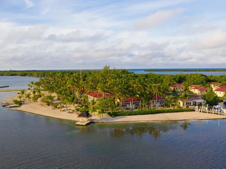 Belize travel scene featuring Turneffe Island Resort in Turneffe Atoll