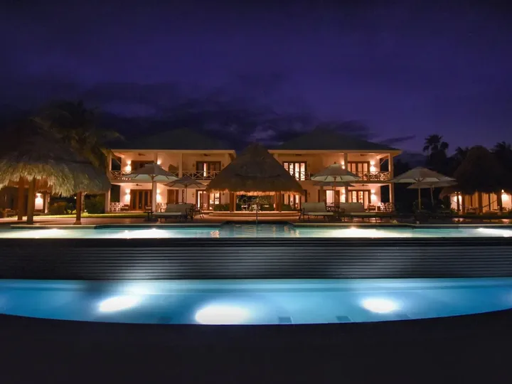 Belize travel scene featuring Victoria House Resort & Spa in Ambergris Caye
