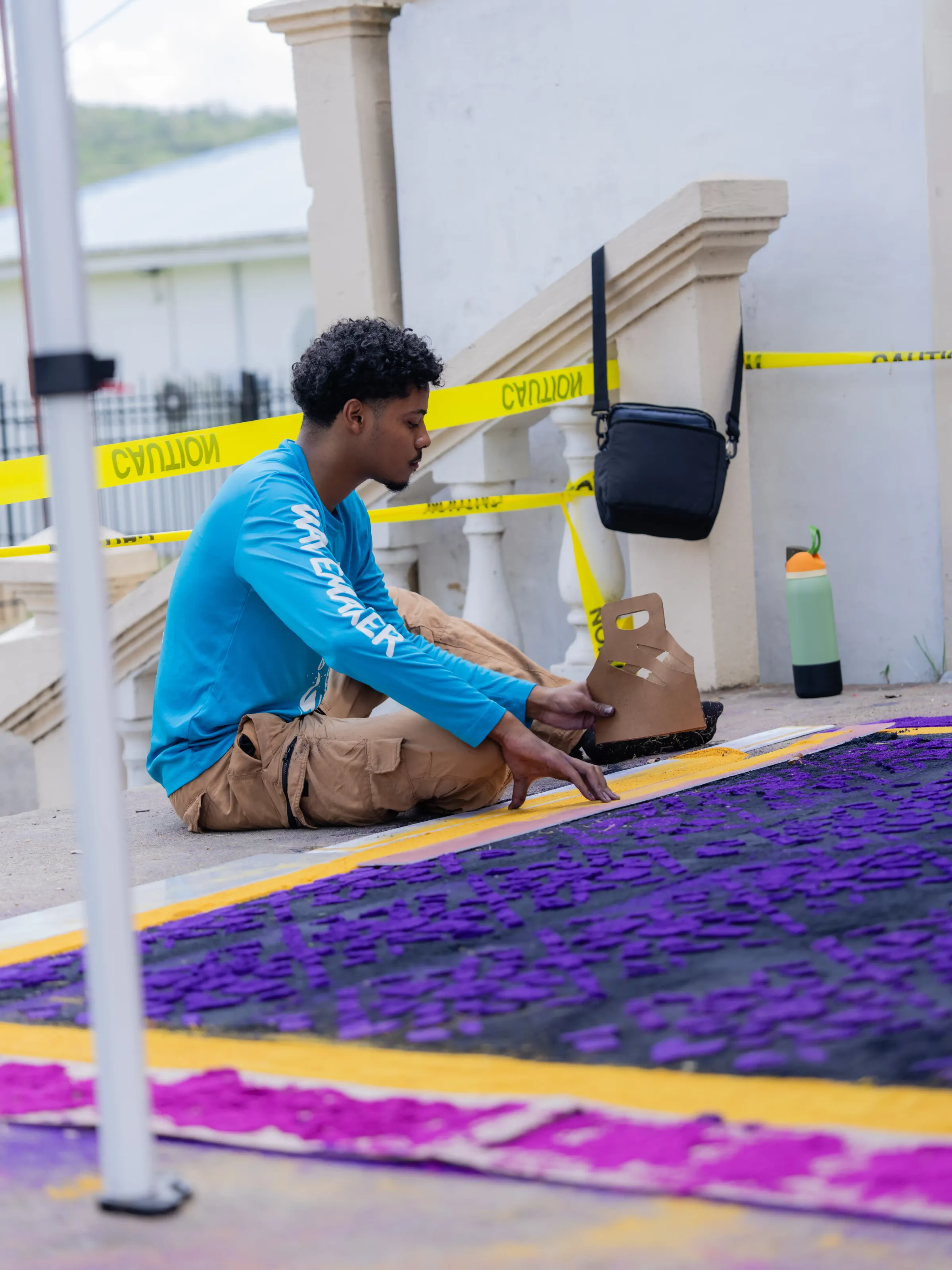 Youth Creating Tapestries